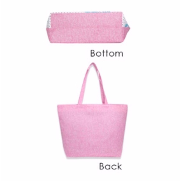 4x HP!!🎉Pink flamingo tote🎉 - Picture 7 of 8